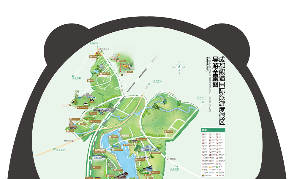 熊猫国际旅游度假区地图